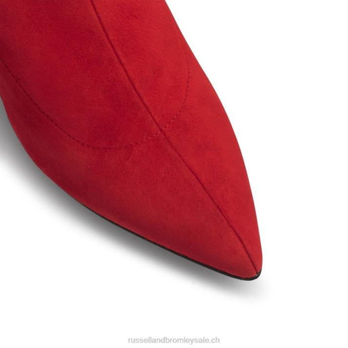 rouge 8BN6369 femmes Russell And Bromley hotlegs botte haute chaussette