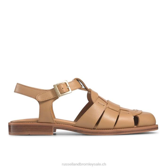 bronzer 8BN6247 femmes Russell And Bromley lucca pêcheur à dos ouvert
