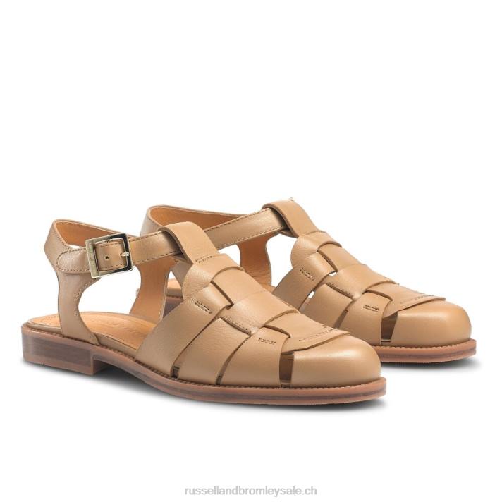 bronzer 8BN6247 femmes Russell And Bromley lucca pêcheur à dos ouvert