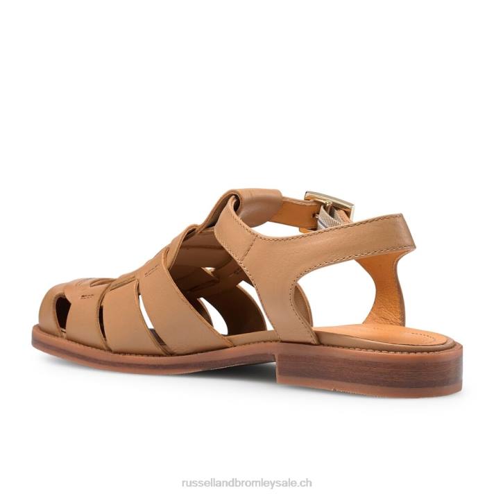 bronzer 8BN6247 femmes Russell And Bromley lucca pêcheur à dos ouvert