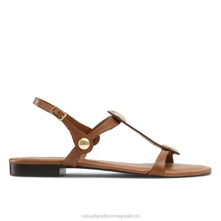 bronzer 8BN6394 femmes Russell And Bromley sandale à disque lauren