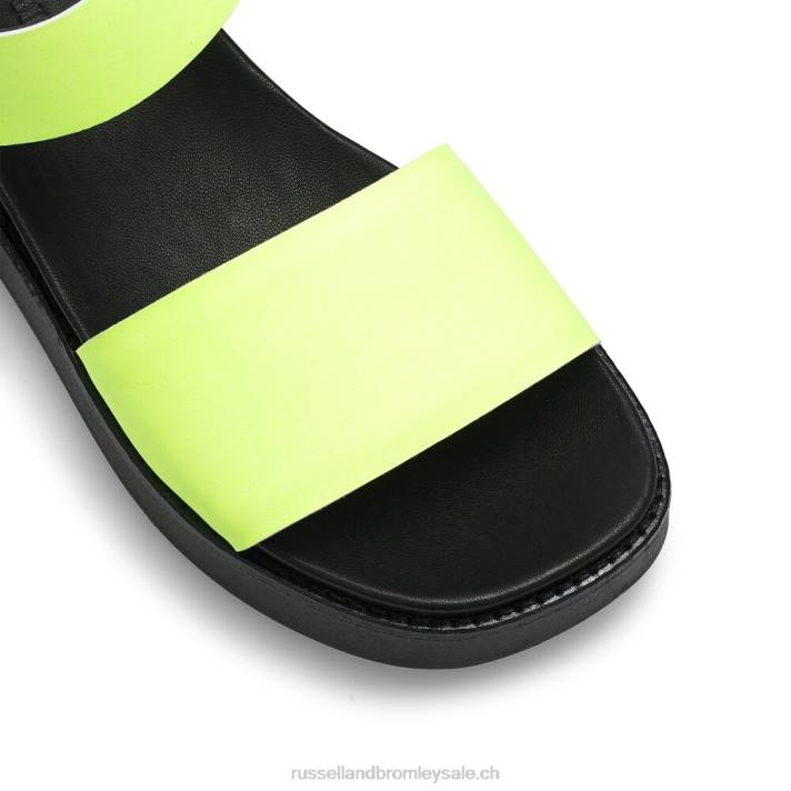 jaune 8BN6388 femmes Russell And Bromley boston sandales sportives à plateforme