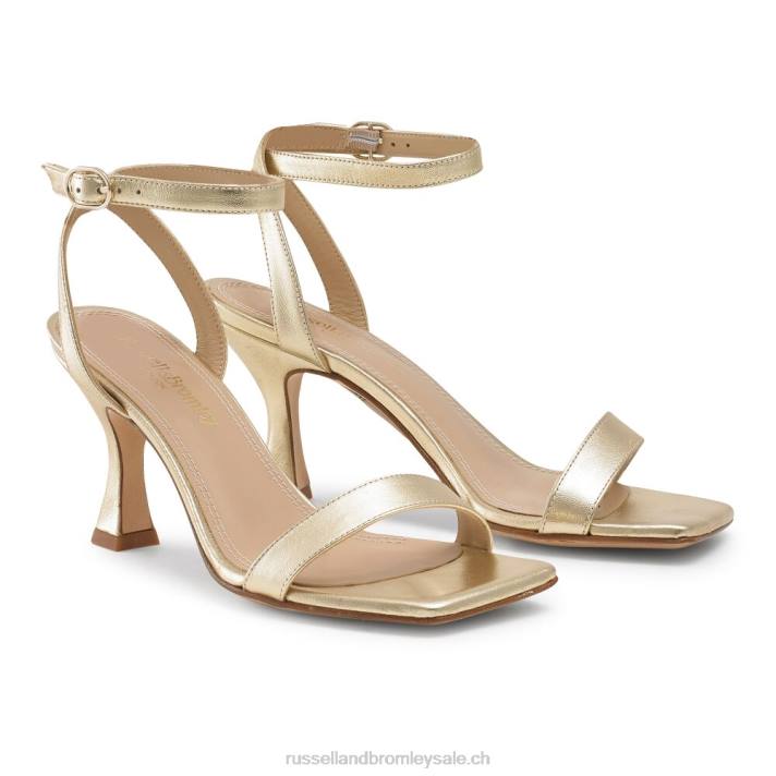 métallique 8BN6126 femmes Russell And Bromley sandale en deux parties negroni