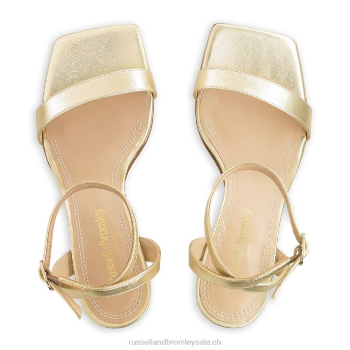 métallique 8BN6126 femmes Russell And Bromley sandale en deux parties negroni