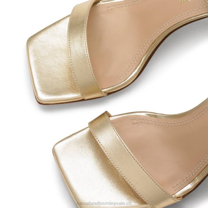 métallique 8BN6126 femmes Russell And Bromley sandale en deux parties negroni
