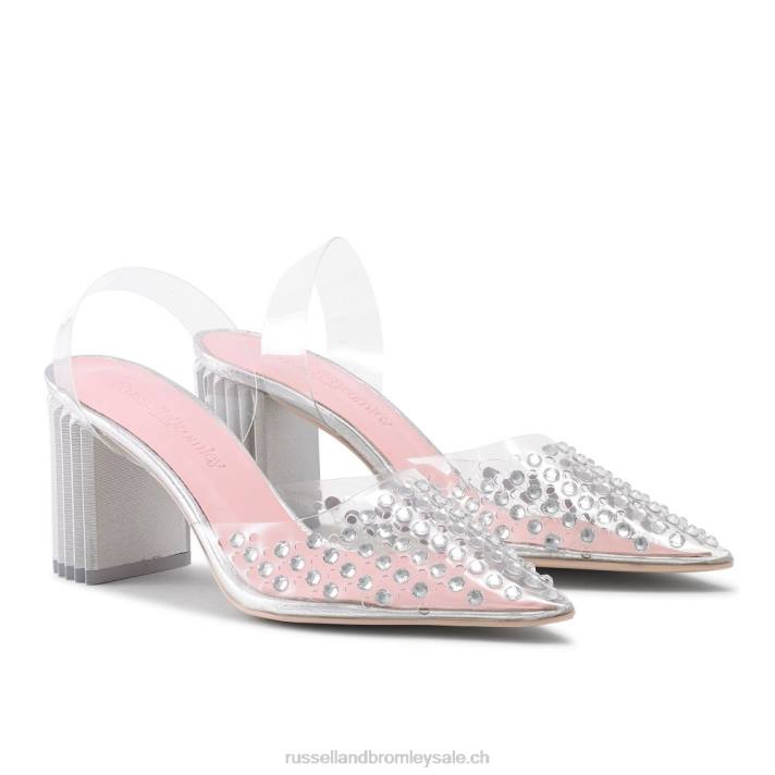 métallique 8BN6170 femmes Russell And Bromley cour ornée d\'aphrodite