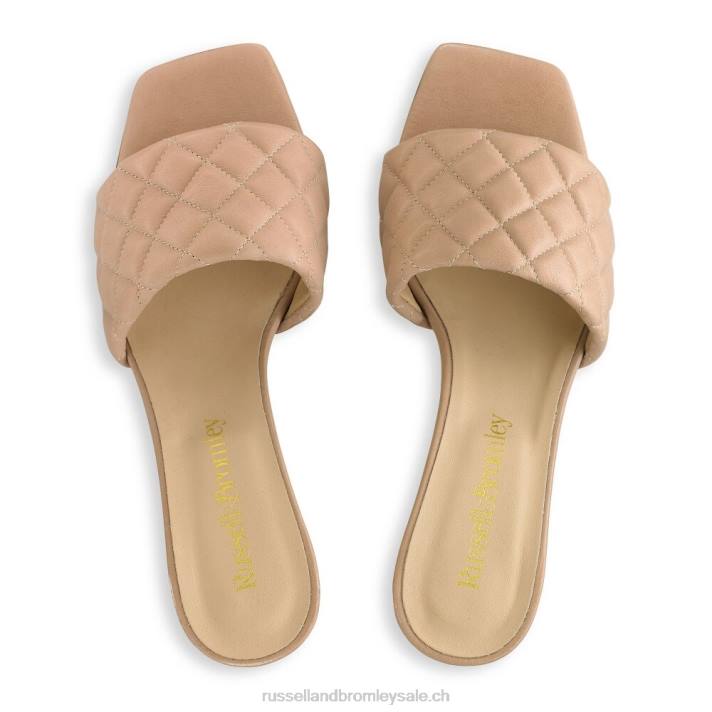 neutre 8BN6151 femmes Russell And Bromley quiltbloc mule matelassée