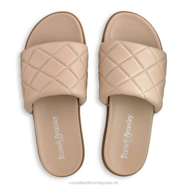 neutre 8BN6401 femmes Russell And Bromley sandale mule matelassée quiltsoft