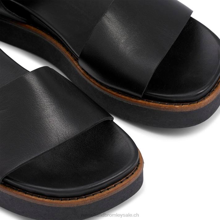 noir 8BN6381 femmes Russell And Bromley boston sandales sportives à plateforme