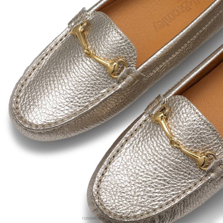 8BN6234 femmes Russell And Bromley pilote de garniture de mors piazza