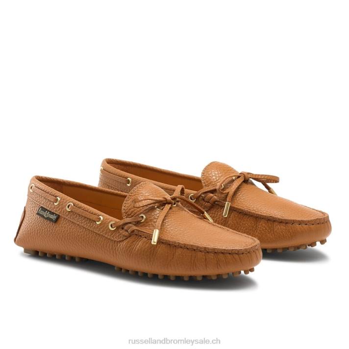 bronzer 8BN6226 femmes Russell And Bromley pilote de garniture d\'arc strada