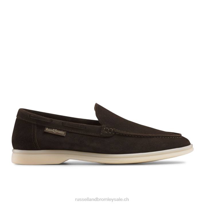 brun 8BN6221 femmes Russell And Bromley mocassin tout au long de la journée