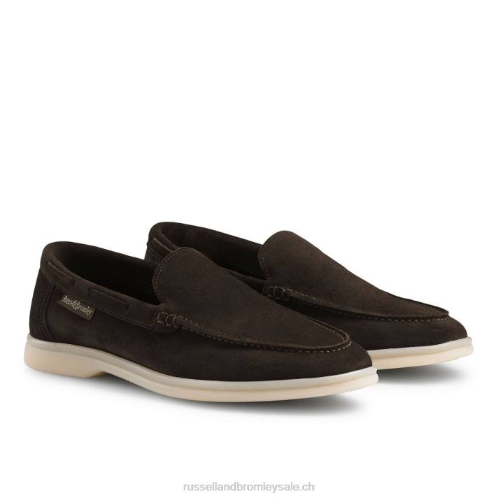 brun 8BN6221 femmes Russell And Bromley mocassin tout au long de la journée