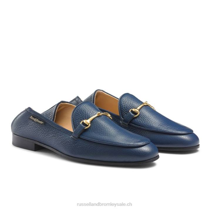 marine 8BN6209 femmes Russell And Bromley mocassin mocassin à mors