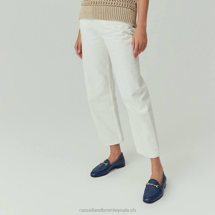marine 8BN6209 femmes Russell And Bromley mocassin mocassin à mors