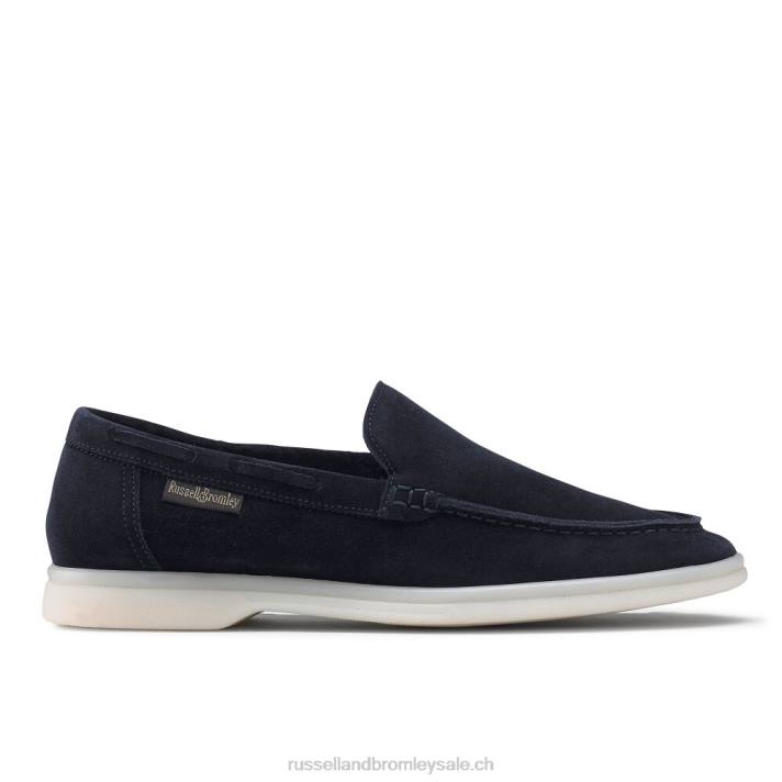 marine 8BN6211 femmes Russell And Bromley mocassins souples alldaylong