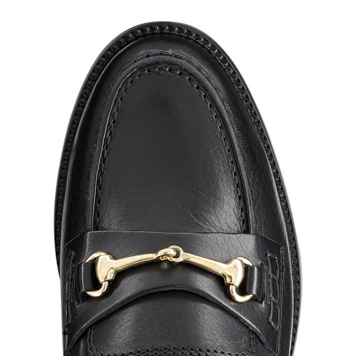 noir 8BN6194 femmes Russell And Bromley mocassins brewster à mors