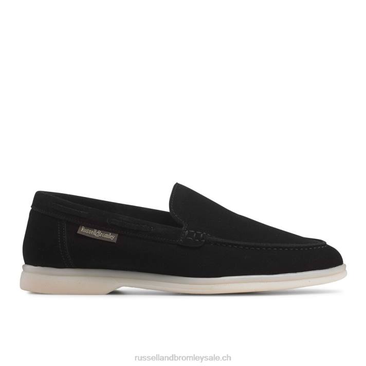 noir 8BN6217 femmes Russell And Bromley mocassins souples alldaylong