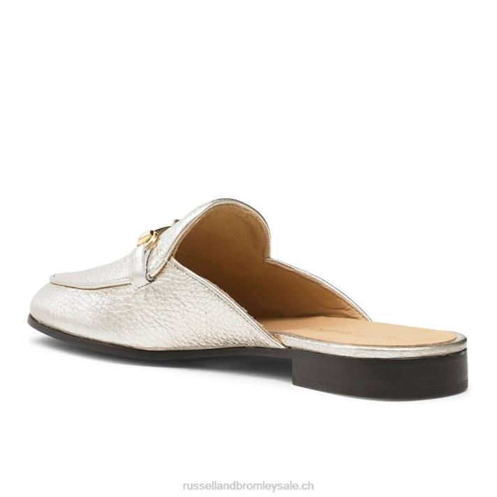 or 8BN6235 femmes Russell And Bromley mocassins sans dossier mocassins