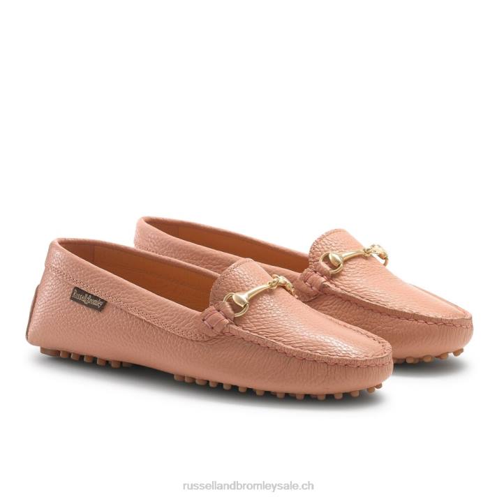 rose 8BN6233 femmes Russell And Bromley pilote de garniture de mors piazza