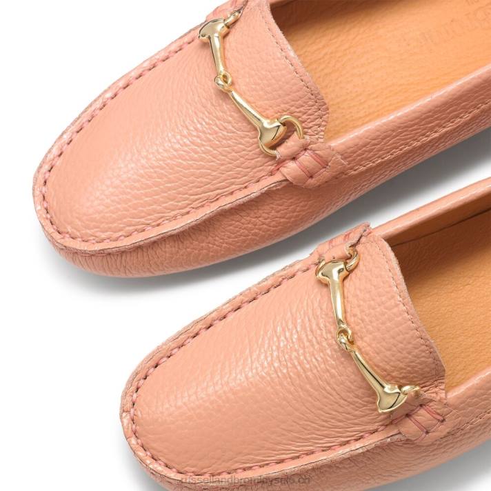 rose 8BN6233 femmes Russell And Bromley pilote de garniture de mors piazza