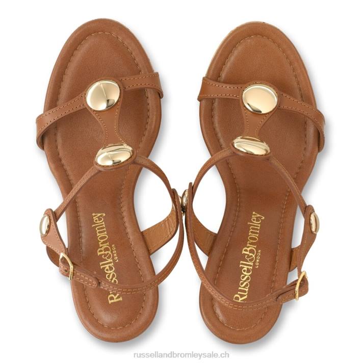 beige 8BN6423 femmes Russell And Bromley talon compensé en liège
