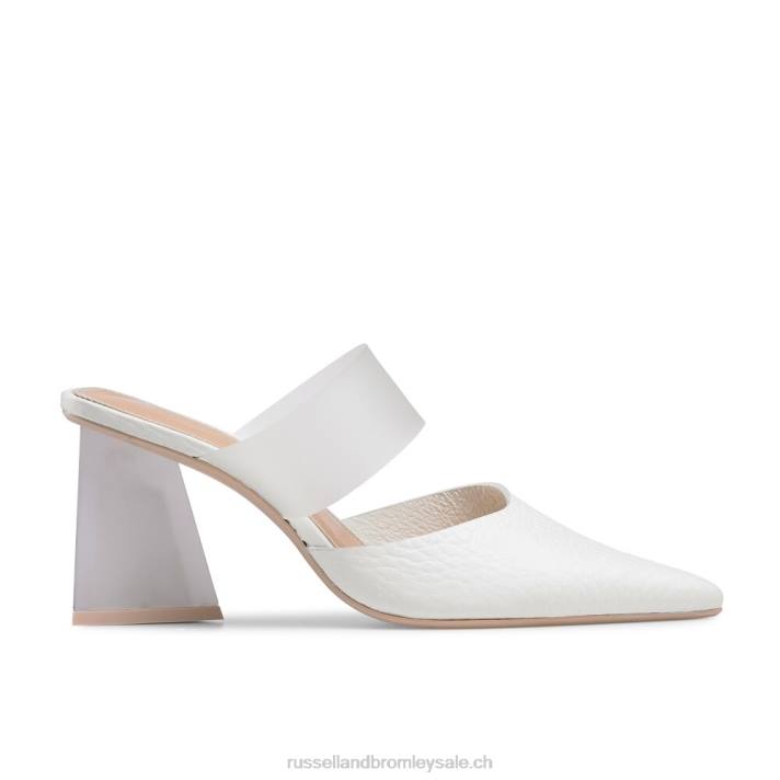blanc 8BN693 femmes Russell And Bromley pompe givrée vision