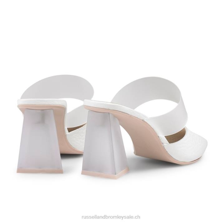 blanc 8BN693 femmes Russell And Bromley pompe givrée vision