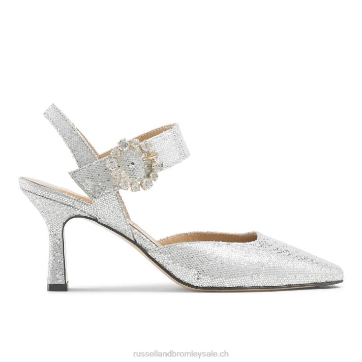 métallique 8BN6112 femmes Russell And Bromley cour strictement embellie