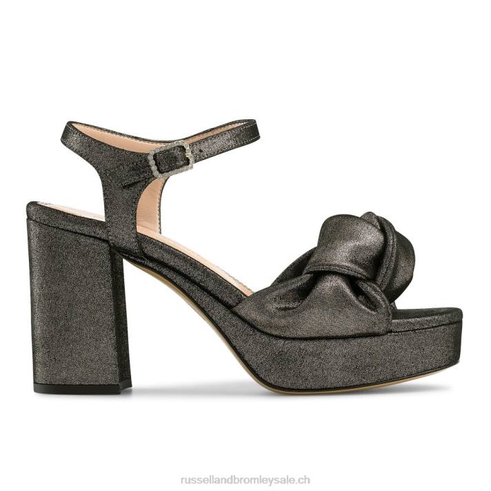 métallique 8BN6166 femmes Russell And Bromley sandale à plateforme topknotch