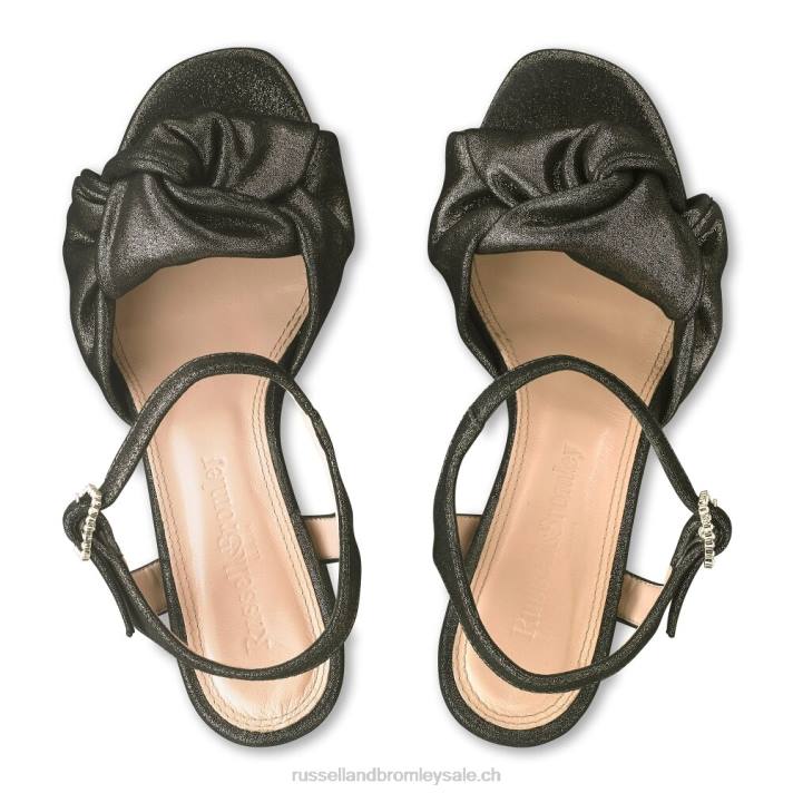 métallique 8BN6166 femmes Russell And Bromley sandale à plateforme topknotch