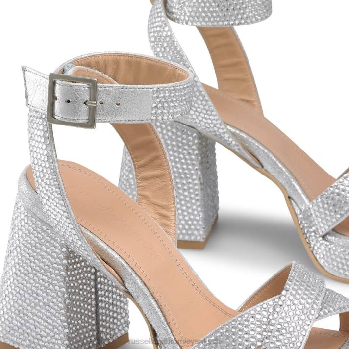 métallique 8BN695 femmes Russell And Bromley sandale plateforme groovybaby