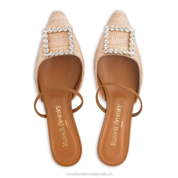 neutre 8BN6116 femmes Russell And Bromley Talon de chaton bijou à bride arrière de conte de fées