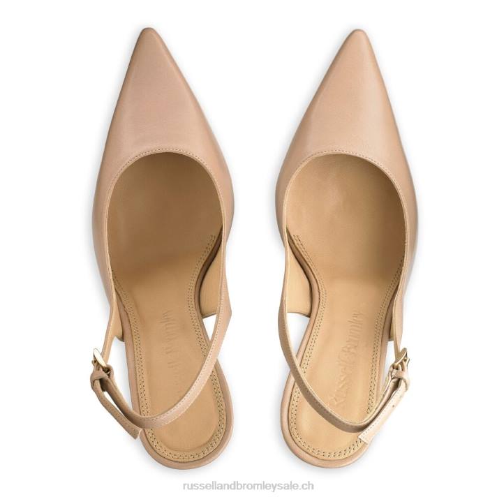 neutre 8BN6122 femmes Russell And Bromley pompe à pointe à bride arrière