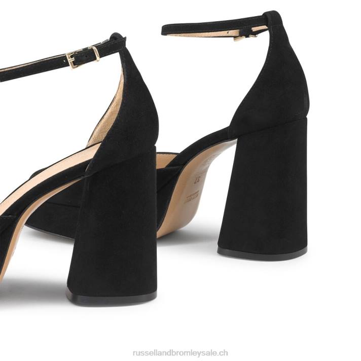 noir 8BN6101 femmes Russell And Bromley plate-forme extrême sans faille