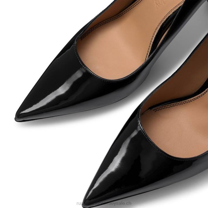 noir 8BN6105 femmes Russell And Bromley pompe à talon à point plein