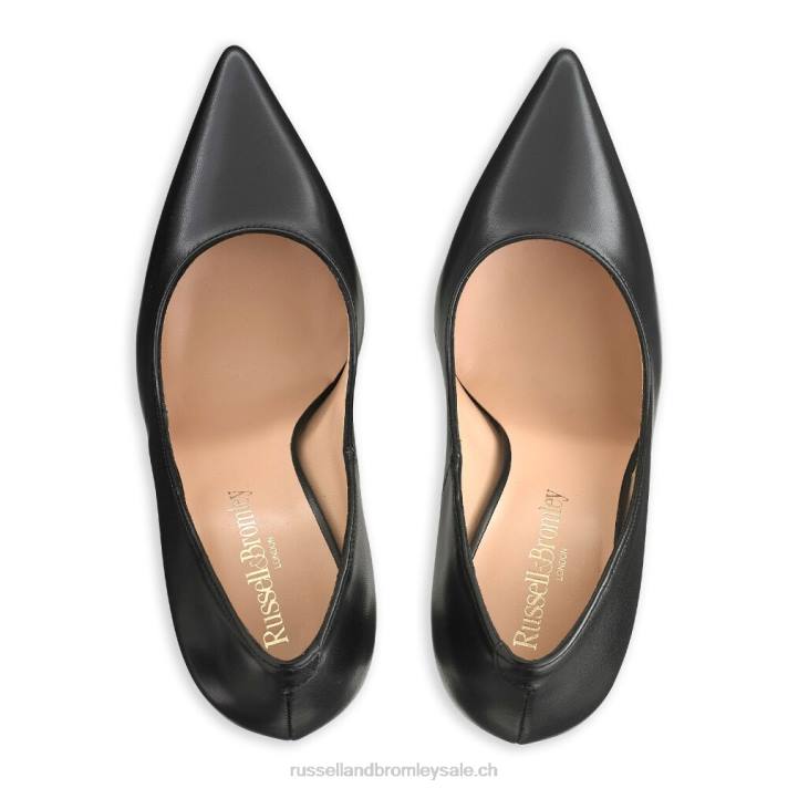 noir 8BN6134 femmes Russell And Bromley Escarpin à talon lame 100points
