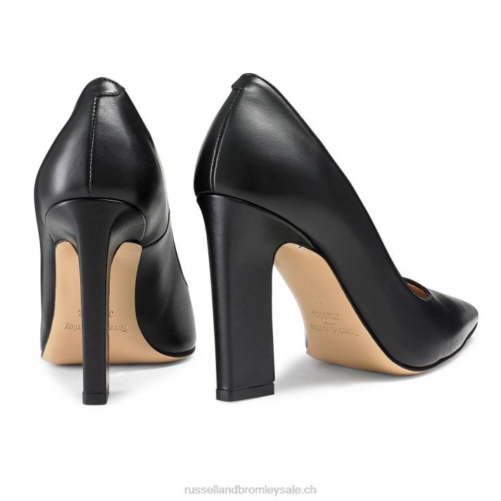 noir 8BN6134 femmes Russell And Bromley Escarpin à talon lame 100points