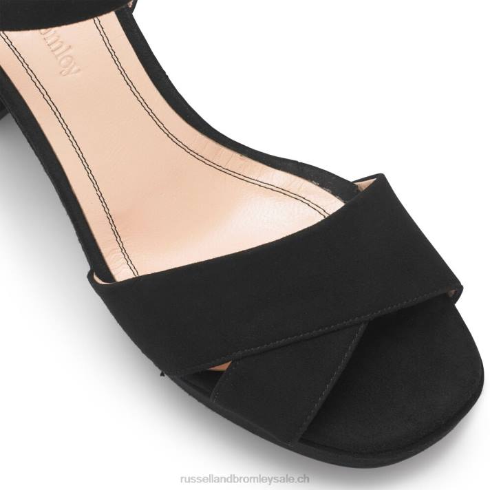 noir 8BN698 femmes Russell And Bromley sandale à plateforme topform