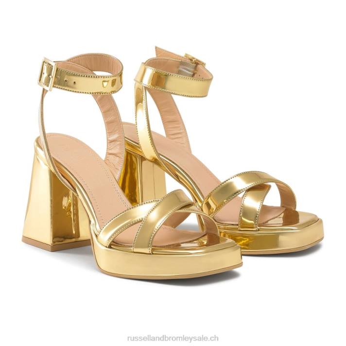 or 8BN6140 femmes Russell And Bromley sandale plateforme groovybaby