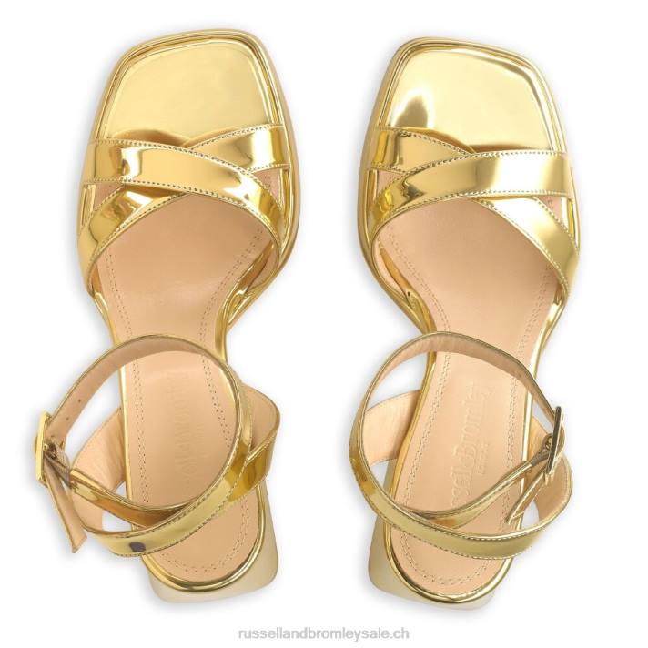 or 8BN6140 femmes Russell And Bromley sandale plateforme groovybaby