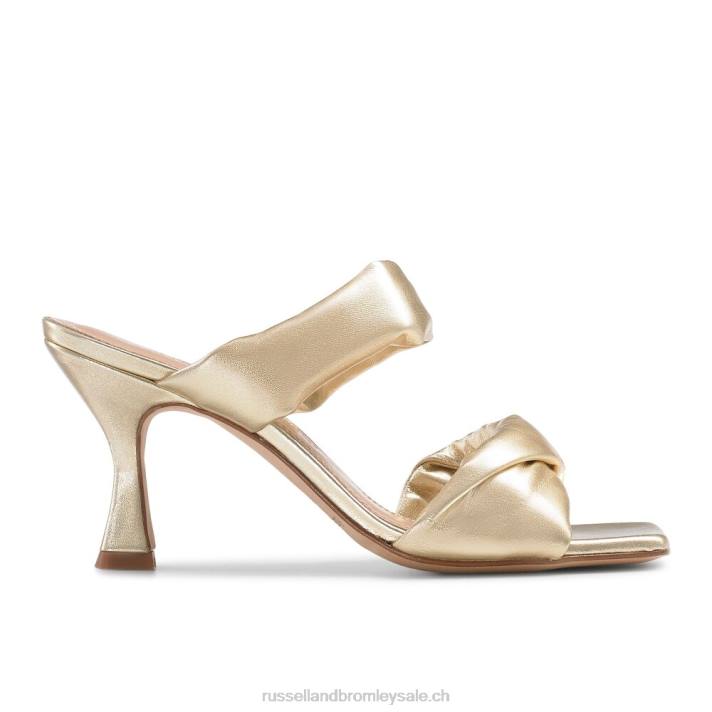 or 8BN6160 femmes Russell And Bromley mules cocktail à bride bouffante