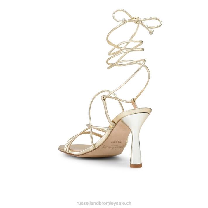 or 8BN6161 femmes Russell And Bromley sandale dragon à lanières et bout rond