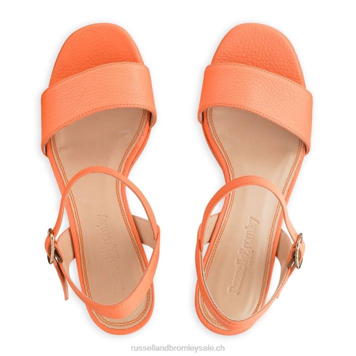 orange 8BN6130 femmes Russell And Bromley sandale à plateforme discoqueen