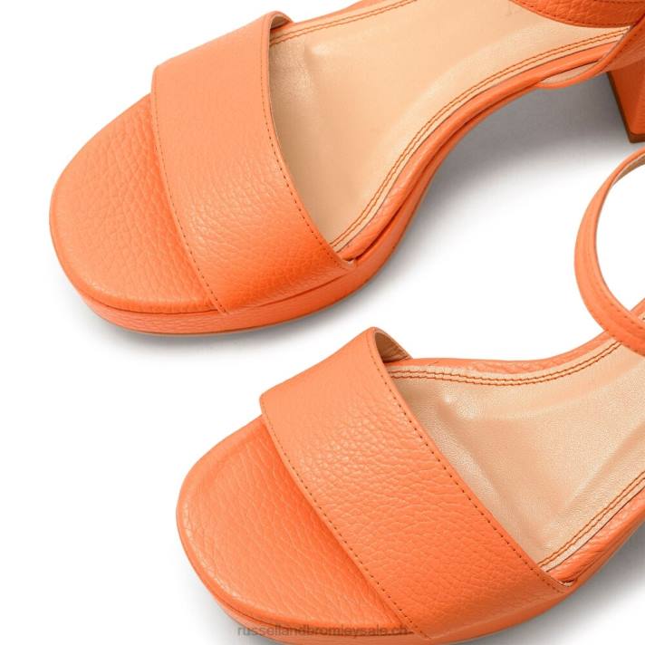 orange 8BN6130 femmes Russell And Bromley sandale à plateforme discoqueen