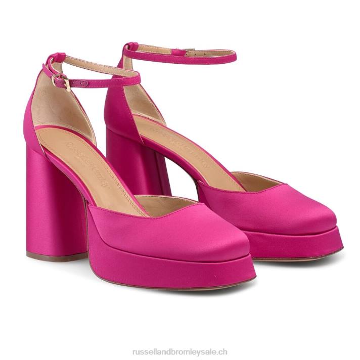 rose 8BN6138 femmes Russell And Bromley plate-forme extrême sans faille