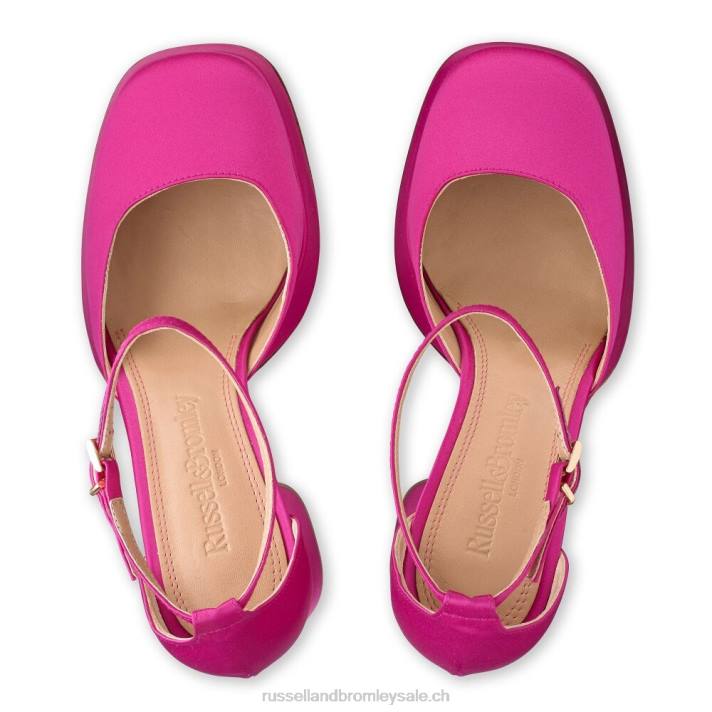 rose 8BN6138 femmes Russell And Bromley plate-forme extrême sans faille