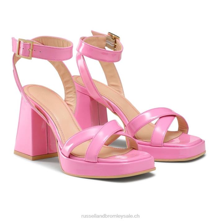 rose 8BN6143 femmes Russell And Bromley sandale plateforme groovybaby