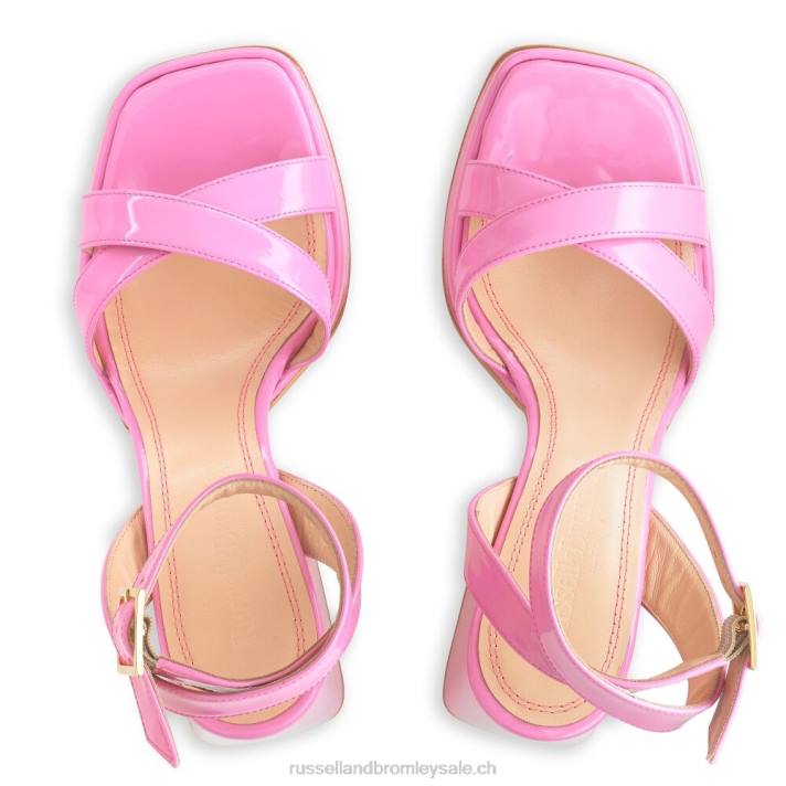 rose 8BN6143 femmes Russell And Bromley sandale plateforme groovybaby