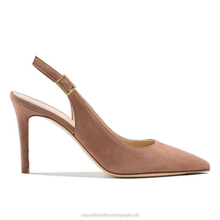 rose 8BN6146 femmes Russell And Bromley 85slingback 85mm